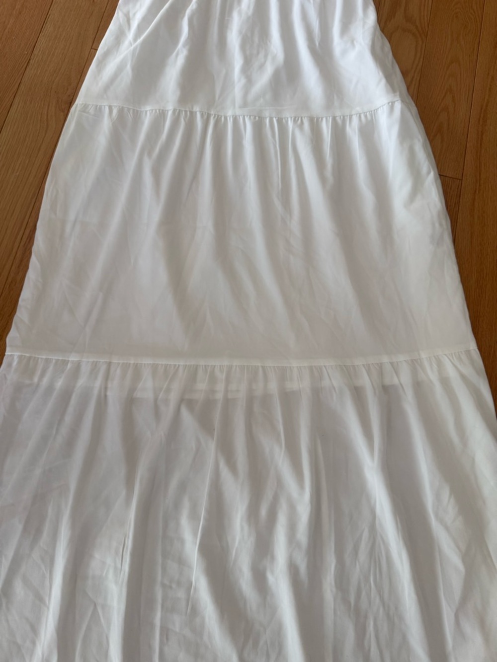 Princess Polly White Tiered Maxi Dress with Spaghetti Straps - Picture 2 of 6